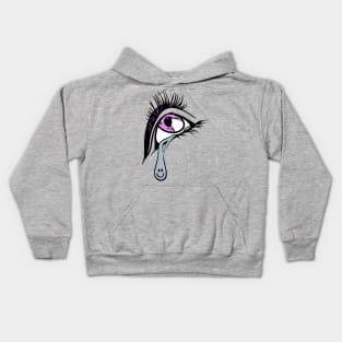 tears of happyness Kids Hoodie